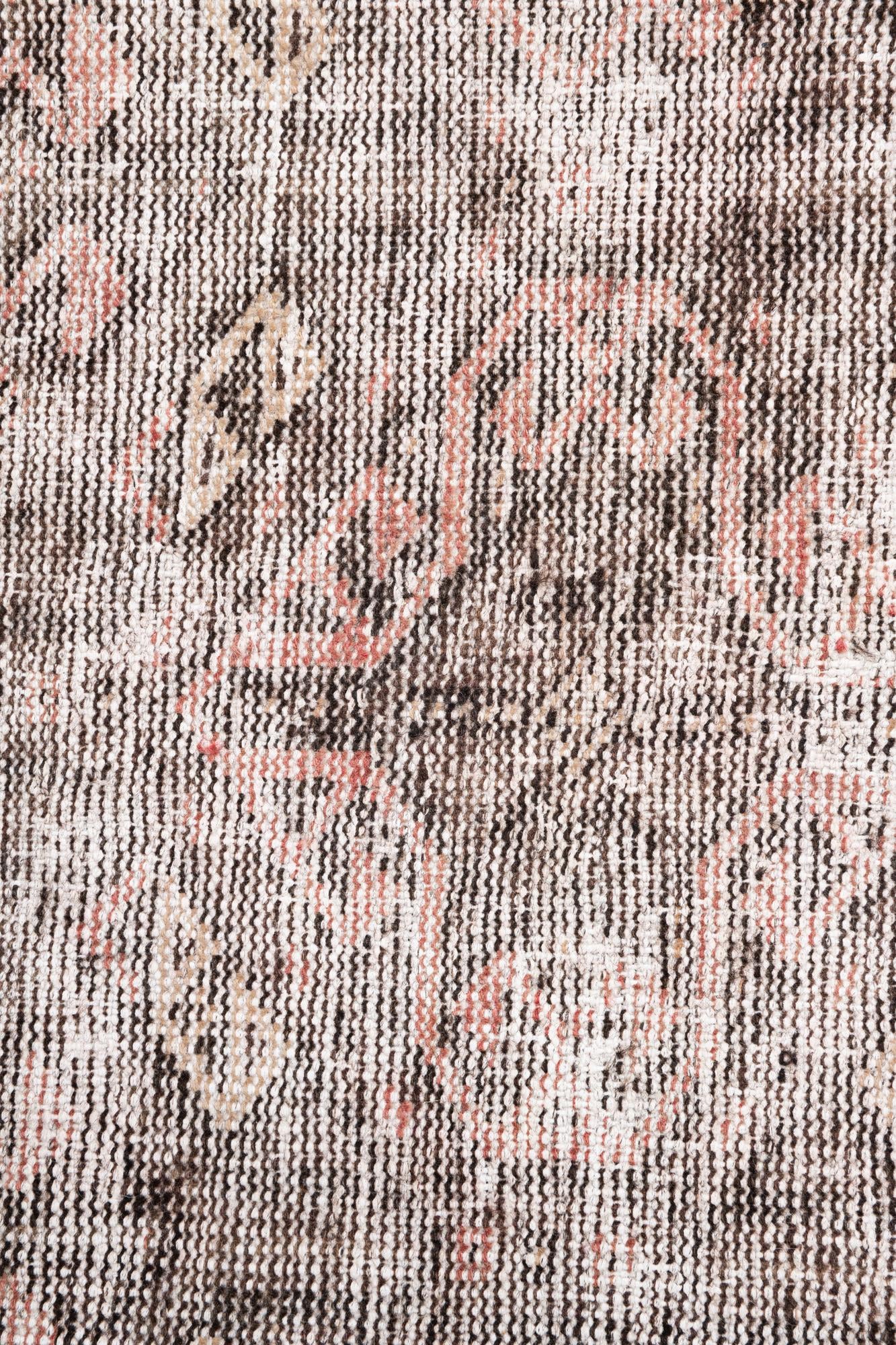 3' 4 x 7' Hand Knotted Ultra Vintage Persian Wool Runner Rug