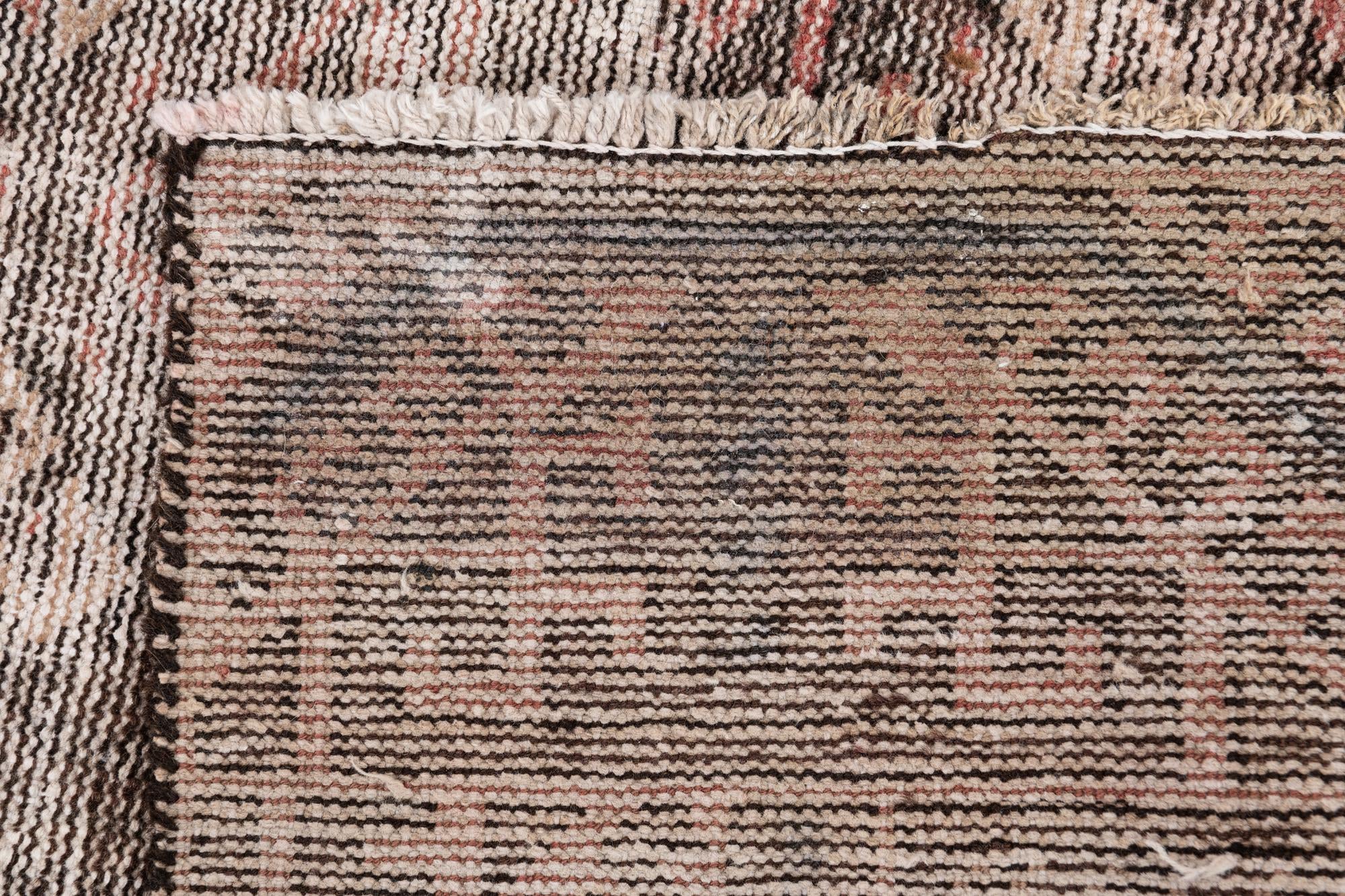 3' 4 x 7' Hand Knotted Ultra Vintage Persian Wool Runner Rug