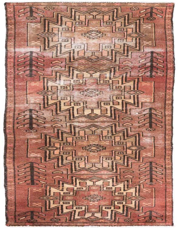 Primary image 2' 9 x 9' 8  Hand Knotted Ultra Vintage Persian Wool Runner Rug