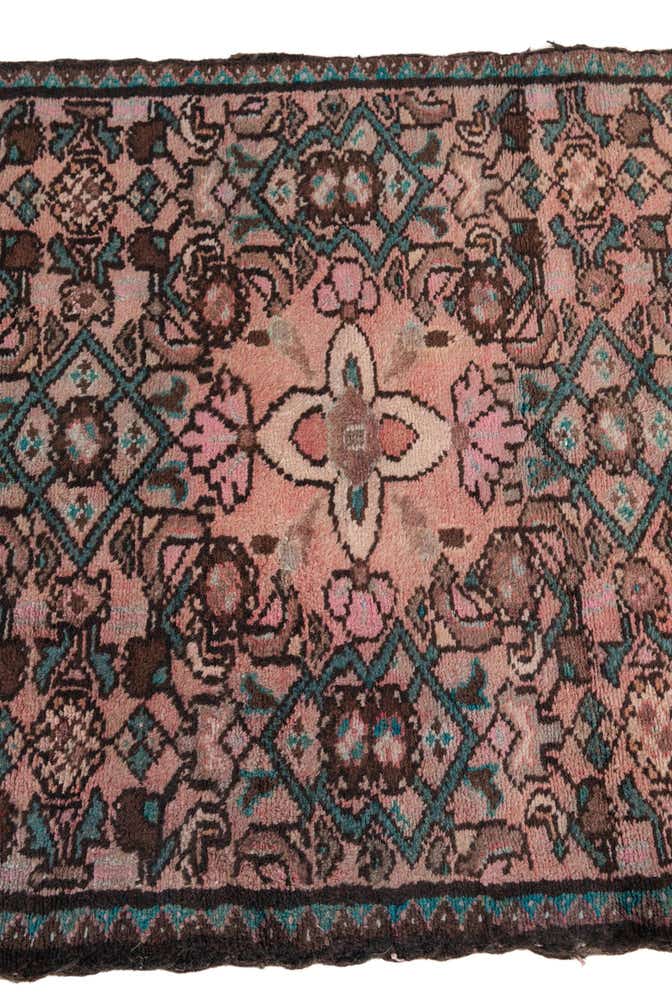 2' 4 x 8' 1 Hand Knotted Ultra Vintage Persian Wool Runner Rug