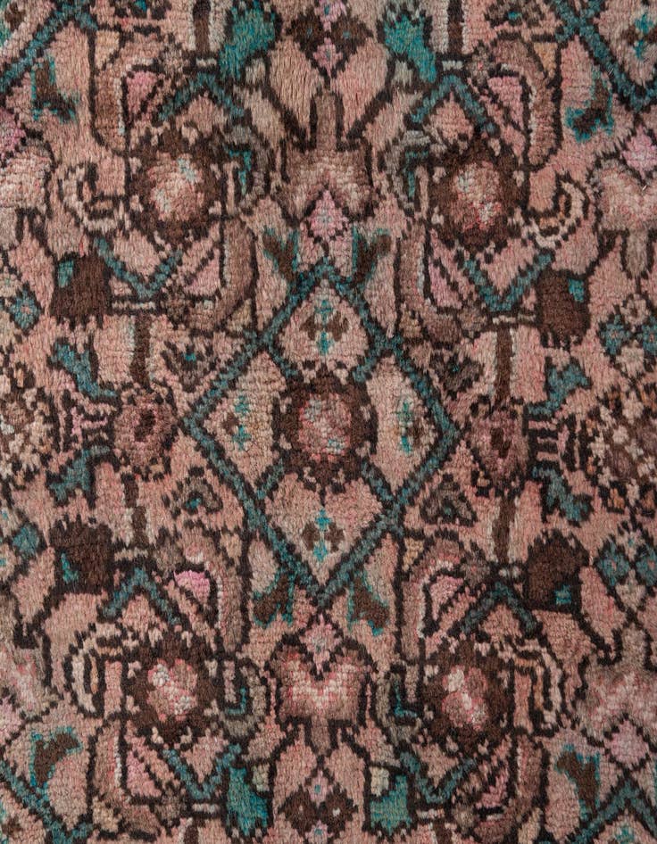 Detail image of 2' 4 x 8' 1  Hand Knotted Ultra Vintage Persian Wool Runner Rug