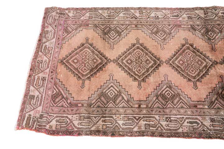 2' 6 x 6' 1 Hand Knotted Ultra Vintage Persian Wool Runner Rug