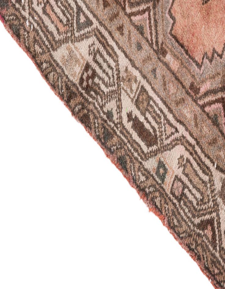 Detail image of 2' 6 x 6' 1  Hand Knotted Ultra Vintage Persian Wool Runner Rug