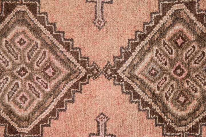 2' 6 x 6' 1 Hand Knotted Ultra Vintage Persian Wool Runner Rug