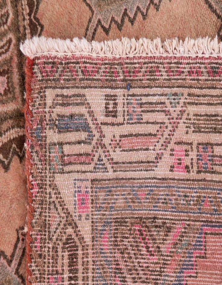 Detail image of 2' 6 x 6' 1  Hand Knotted Ultra Vintage Persian Wool Runner Rug