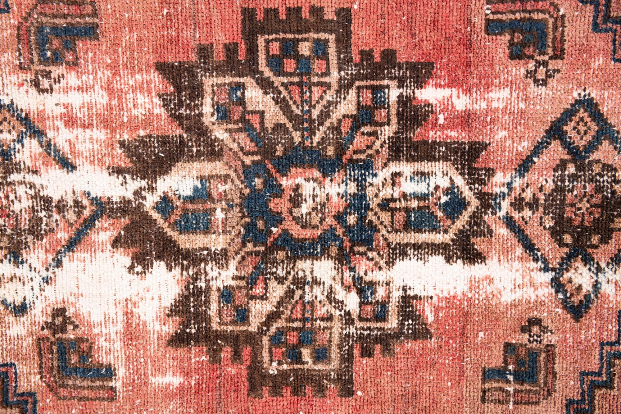 3' 3 x 6' 9 Hand Knotted Ultra Vintage Persian Wool Runner Rug