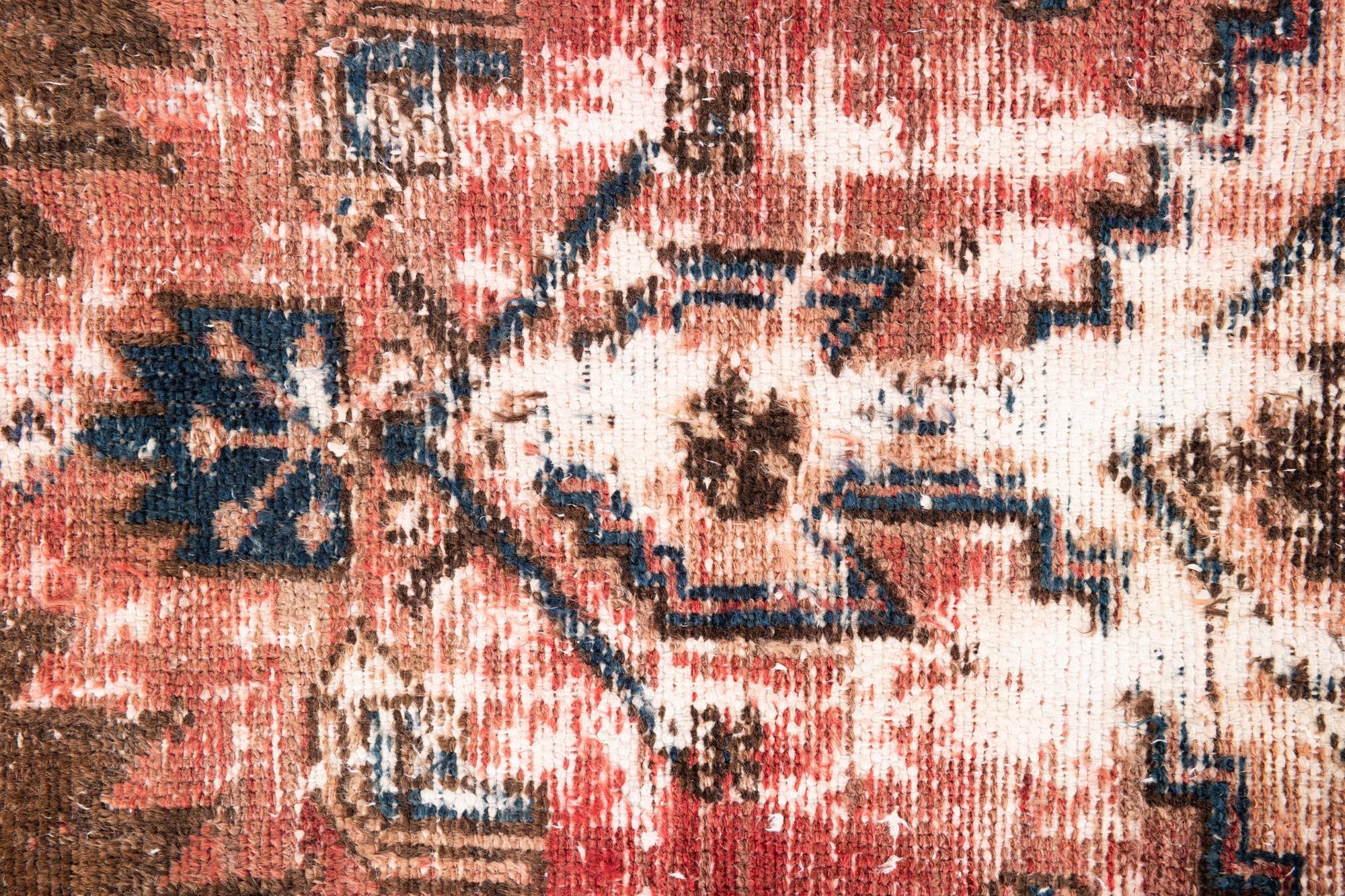 3' 3 x 6' 9 Hand Knotted Ultra Vintage Persian Wool Runner Rug