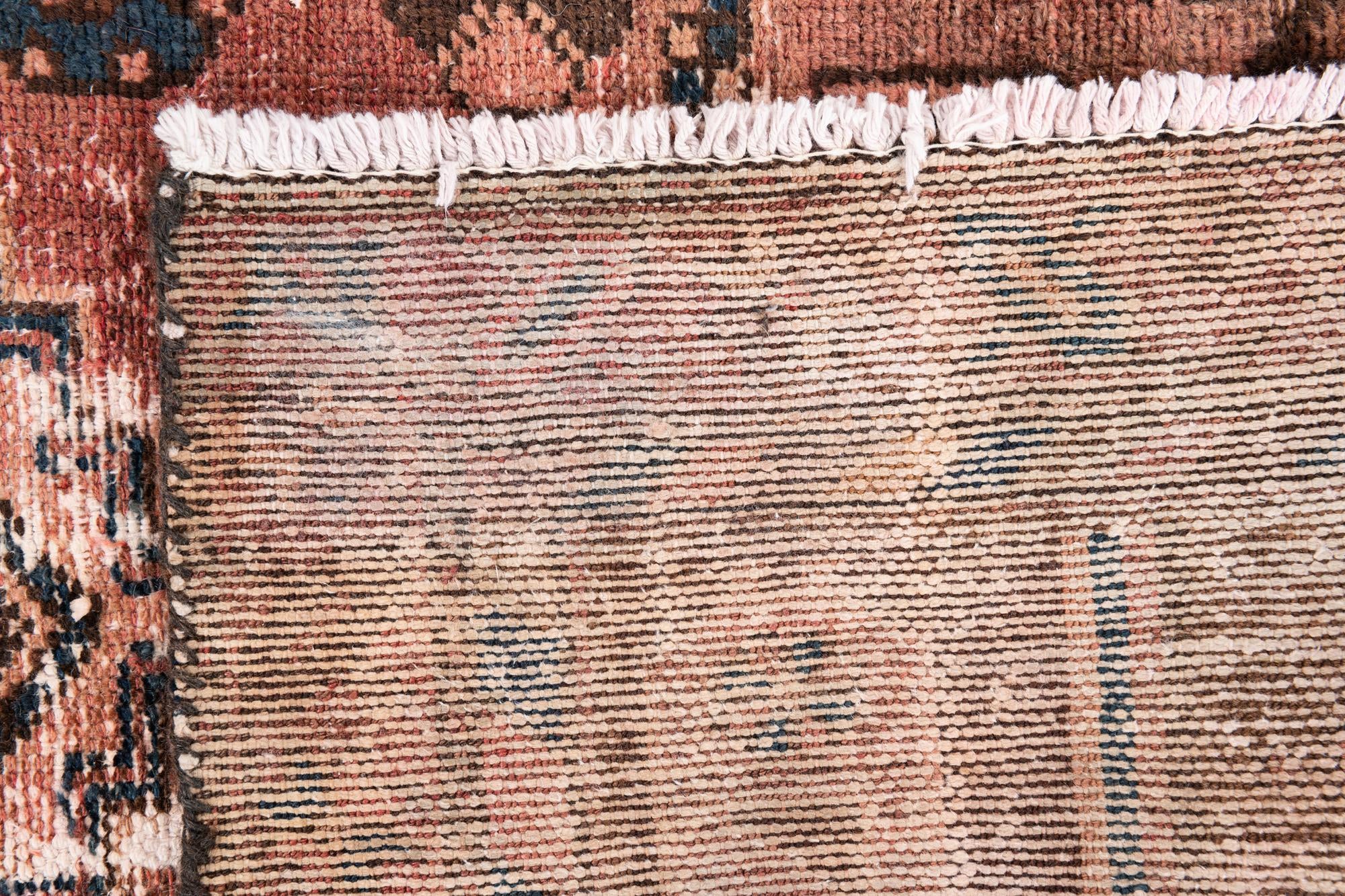 3' 3 x 6' 9 Hand Knotted Ultra Vintage Persian Wool Runner Rug