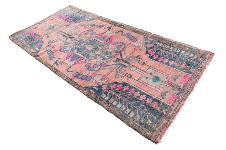 110cm x 240cm anudado a mano Ultra Vintage Alfombra Persa Lana Pasillera