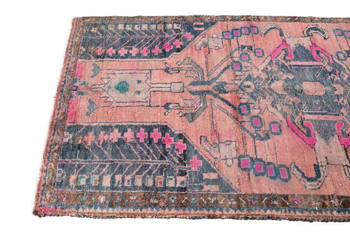 110cm x 240cm anudado a mano Ultra Vintage Alfombra Persa Lana Pasillera