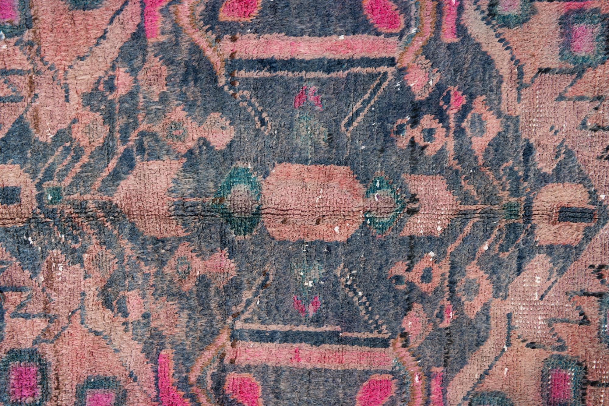 110cm x 240cm anudado a mano Ultra Vintage Alfombra Persa Lana Pasillera
