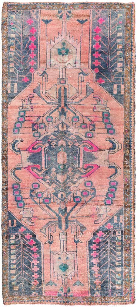 110cm x 240cm anudado a mano Ultra Vintage Alfombra Persa Lana Pasillera