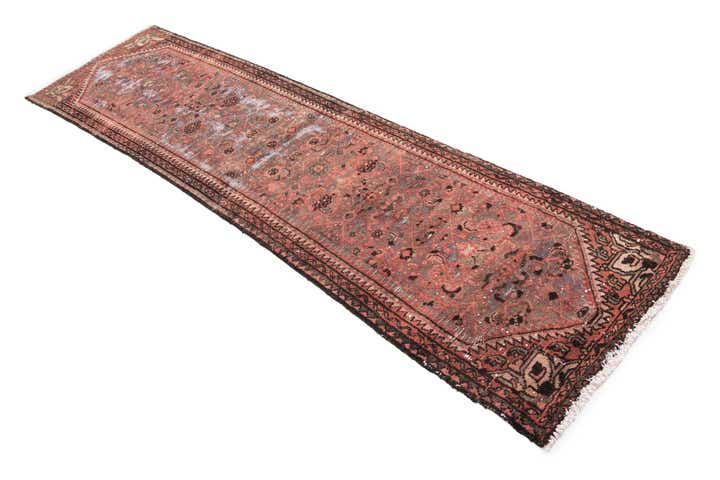 2' 2 x 8' 3 Hand Knotted Ultra Vintage Persian Wool Runner Rug