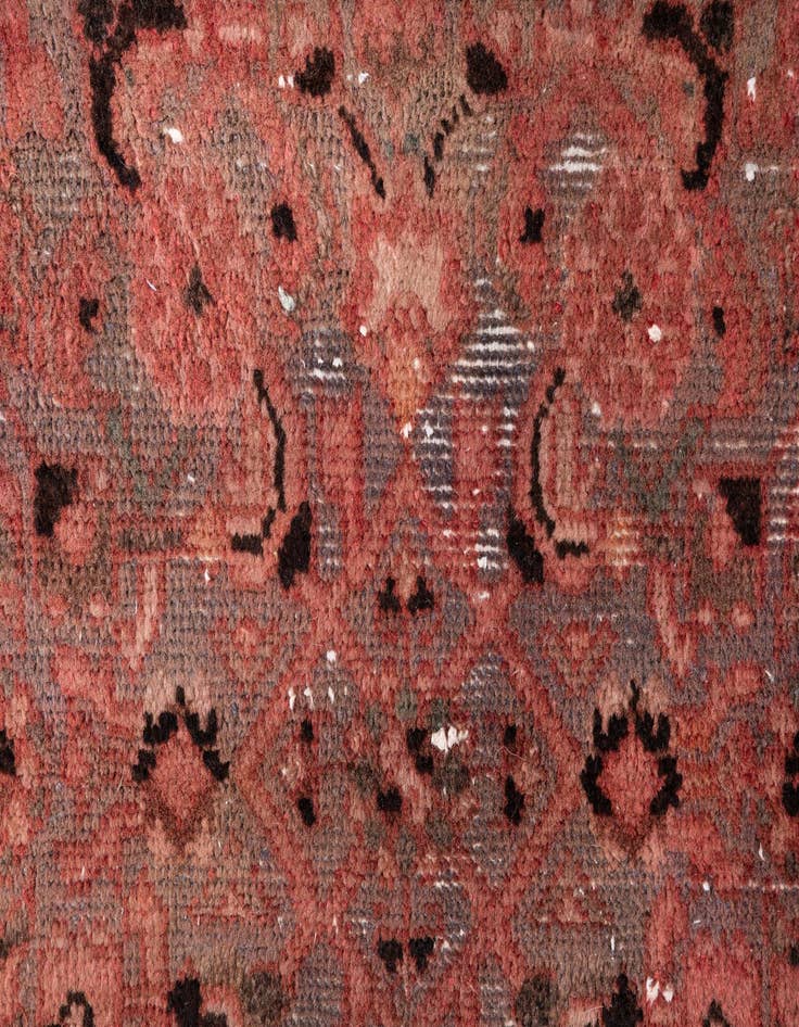 Detail image of 2' 2 x 8' 3  Hand Knotted Ultra Vintage Persian Wool Runner Rug