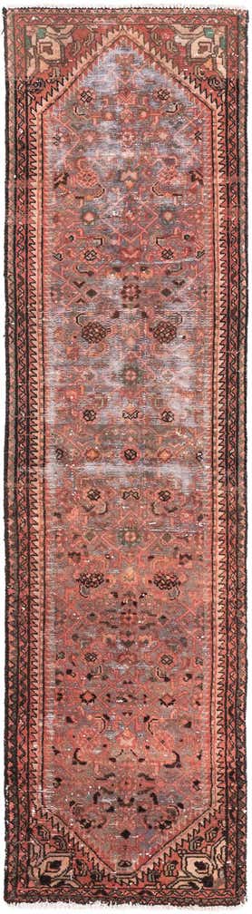 2' 2 x 8' 3 Hand Knotted Ultra Vintage Persian Wool Runner Rug