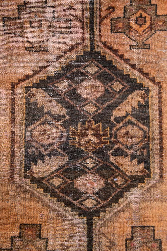 2' 3 x 9' Hand Knotted Ultra Vintage Persian Wool Runner Rug
