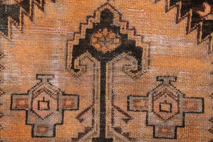 2' 3 x 9' Hand Knotted Ultra Vintage Persian Wool Runner Rug