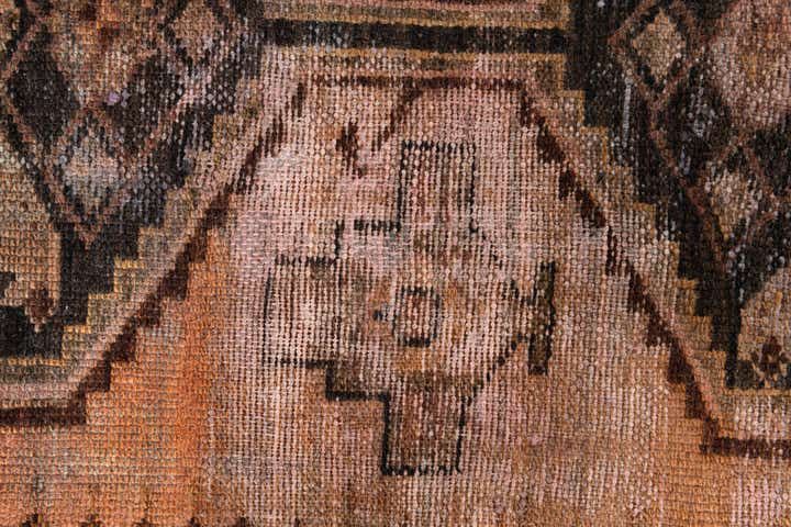 2' 3 x 9' Hand Knotted Ultra Vintage Persian Wool Runner Rug