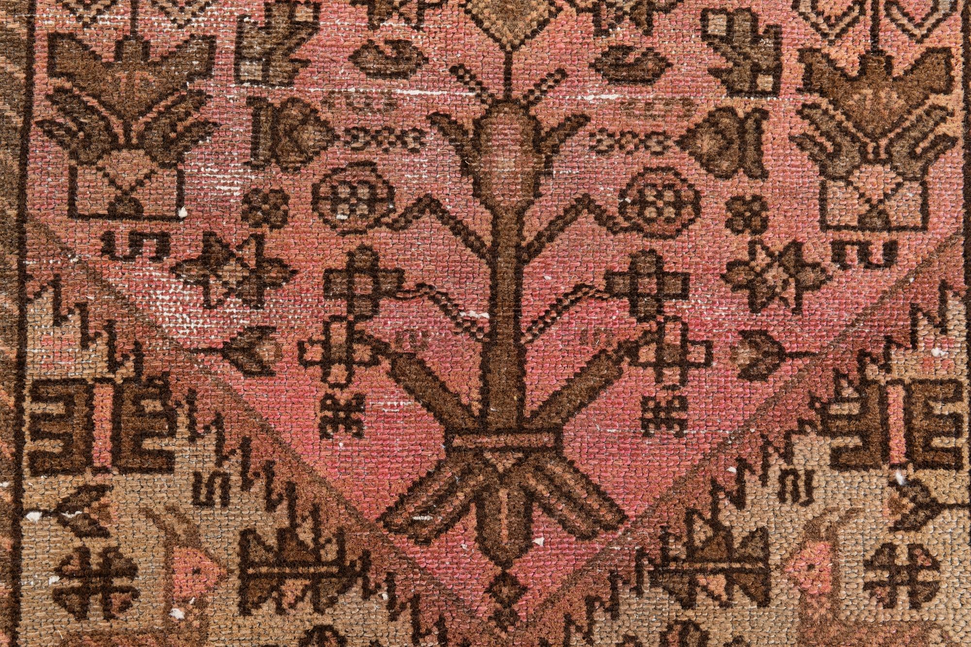 2' 10 x 5' 10 Hand Knotted Ultra Vintage Persian Wool Runner Rug
