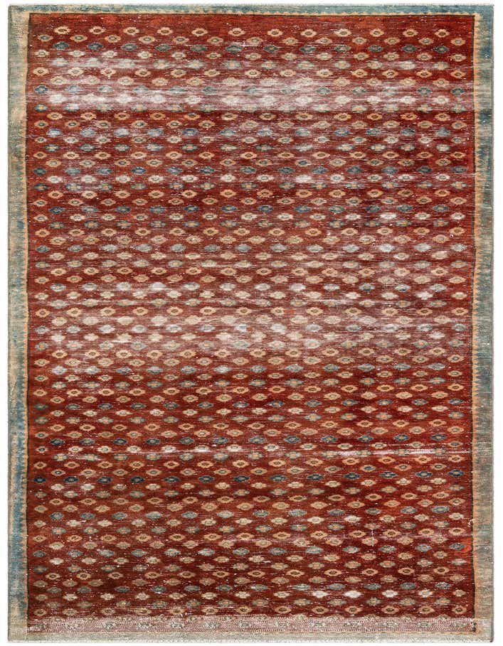 Primary image 3' 3 x 9' 4  Hand Knotted Ultra Vintage Persian Wool Runner Rug