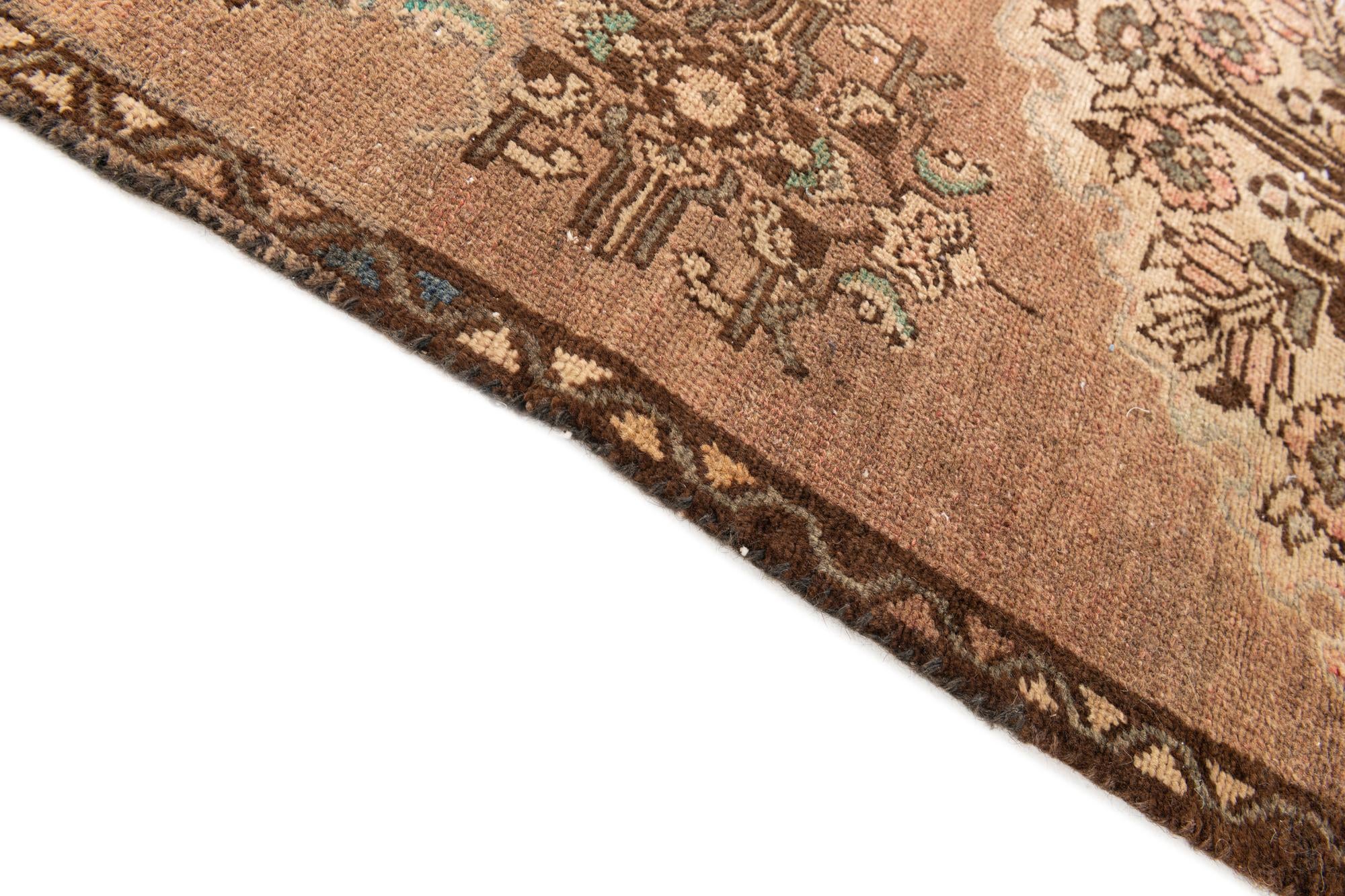85cm x 300cm anudado a mano Ultra Vintage Alfombra Persa Lana Pasillera