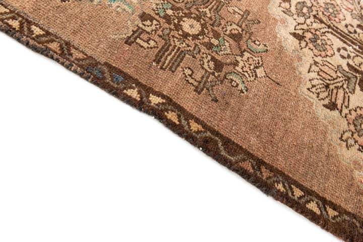 2' 9 x 9' 10 Hand Knotted Ultra Vintage Persian Wool Runner Rug