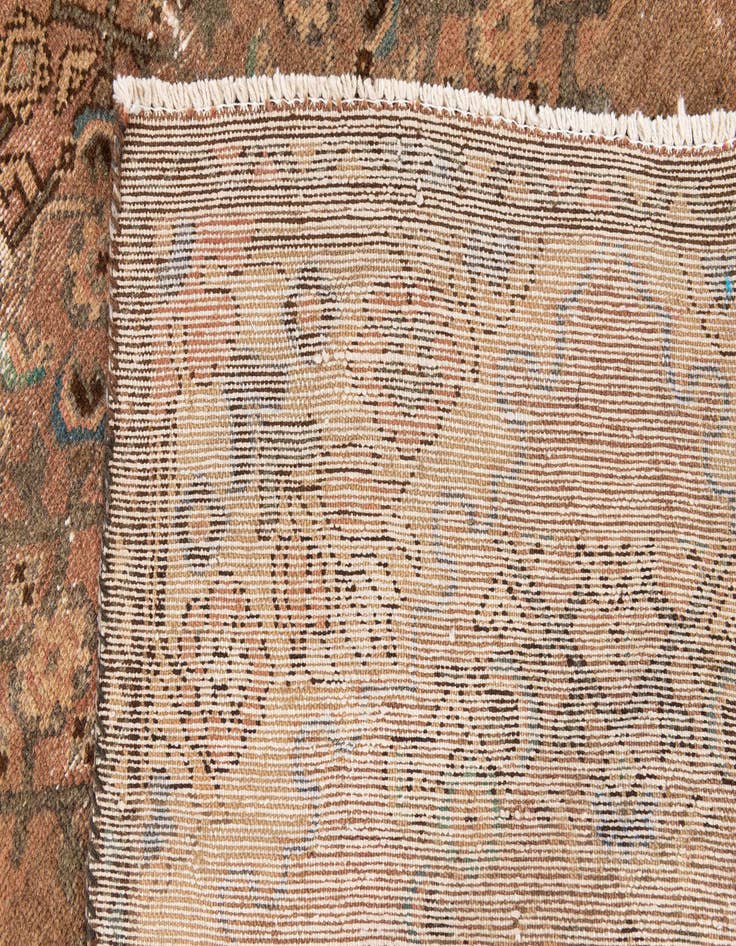 Detail image of 2' 9 x 9' 10  Hand Knotted Ultra Vintage Persian Wool Runner Rug