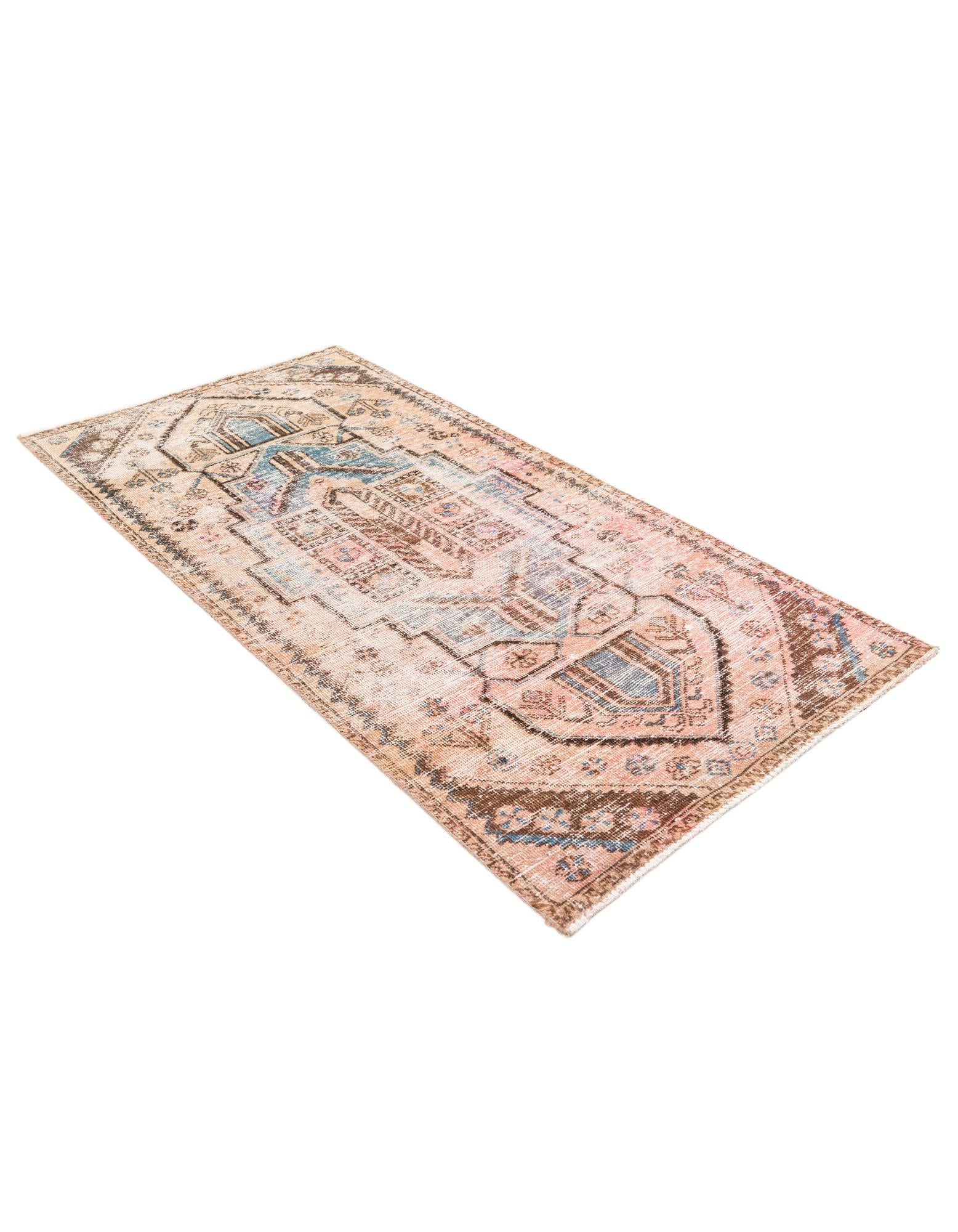 3' 2 x 6' 7 Hand Knotted Ultra Vintage Persian Wool Runner Rug