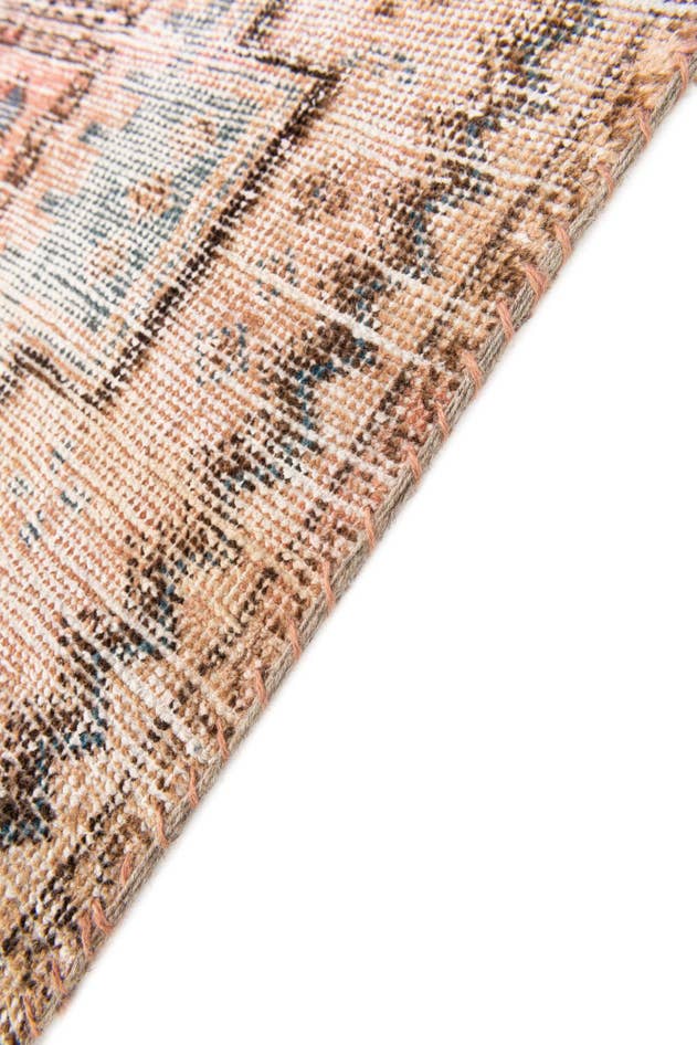 Detail image of 3' 2 x 6' 7 Hand Knotted Ultra Vintage Persian Wool Runner Rug