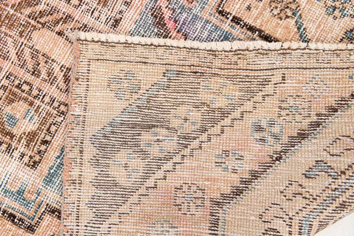 3' 2 x 6' 7 Hand Knotted Ultra Vintage Persian Wool Runner Rug