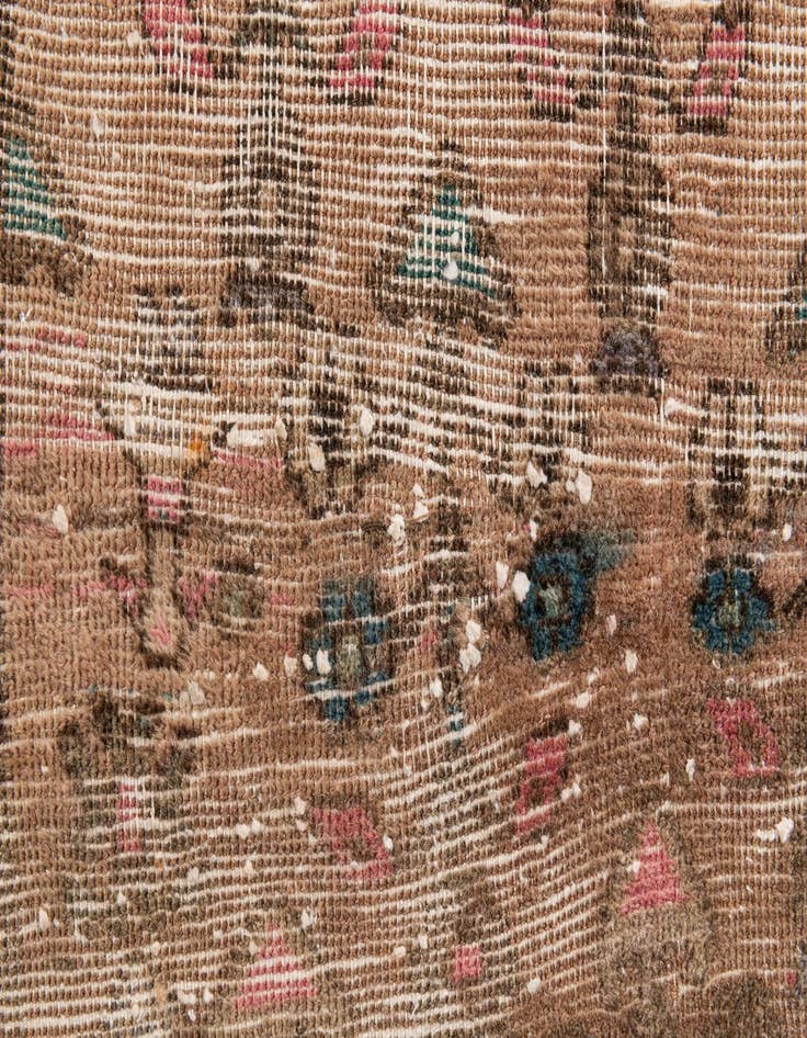 Detail image of 3' 6 x 9' 10  Hand Knotted Ultra Vintage Persian Wool Runner Rug