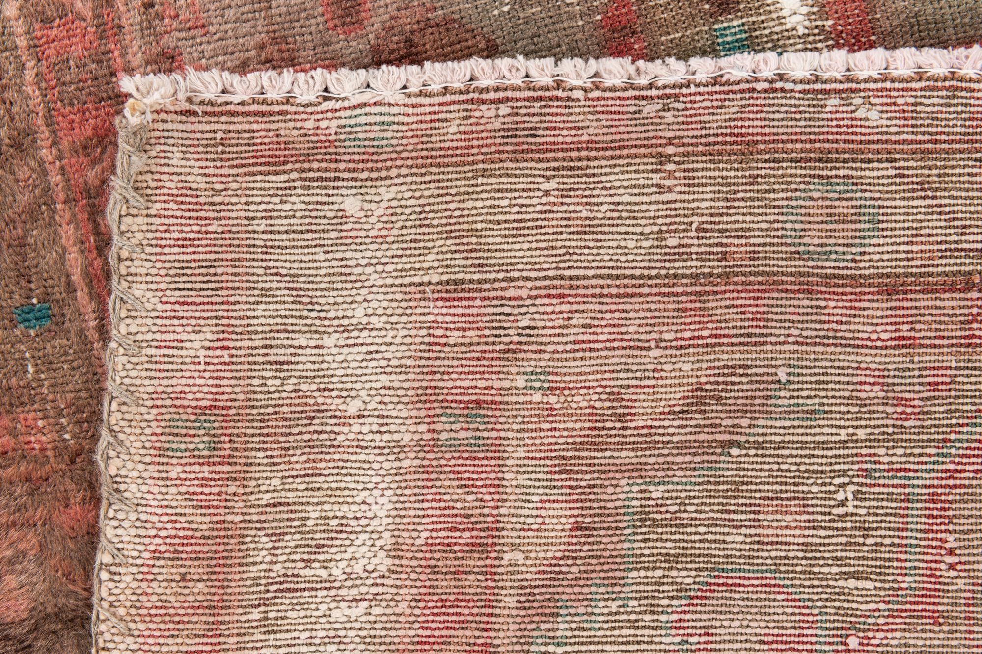 80cm x 285cm anudado a mano Ultra Vintage Alfombra Persa Lana Pasillera