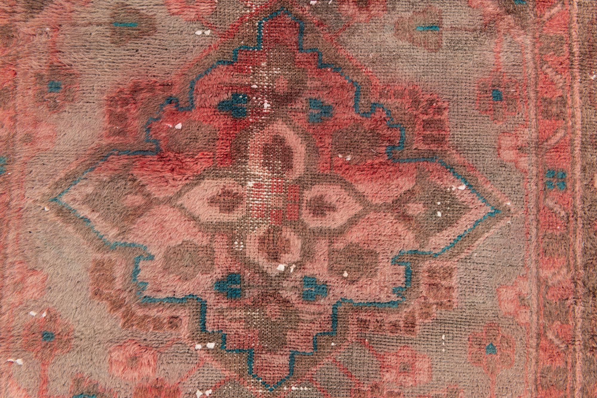 80cm x 285cm anudado a mano Ultra Vintage Alfombra Persa Lana Pasillera