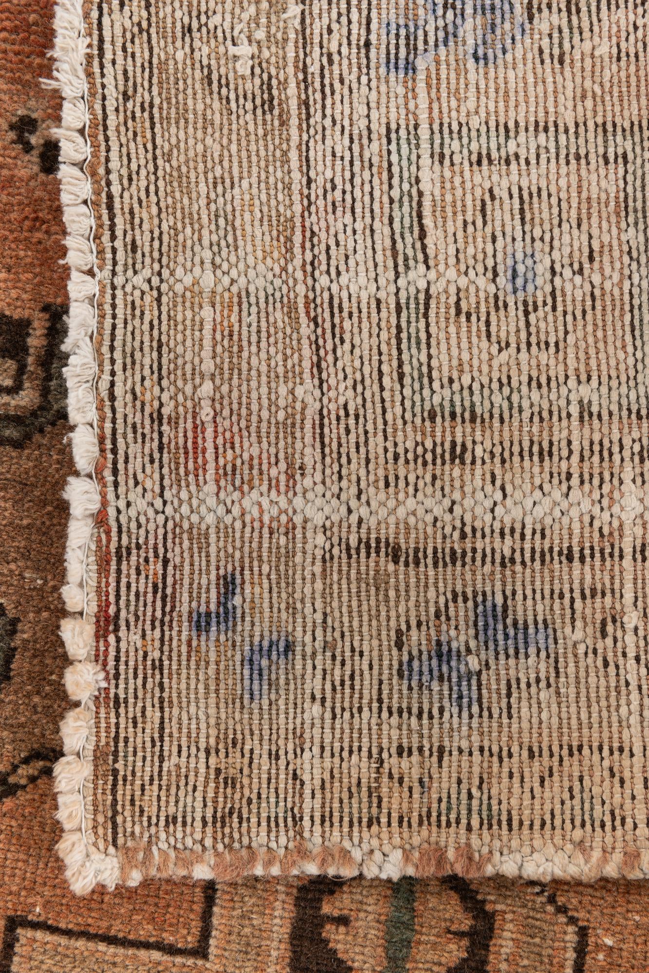 3' 7 x 9' Hand Knotted Ultra Vintage Persian Wool Runner Rug