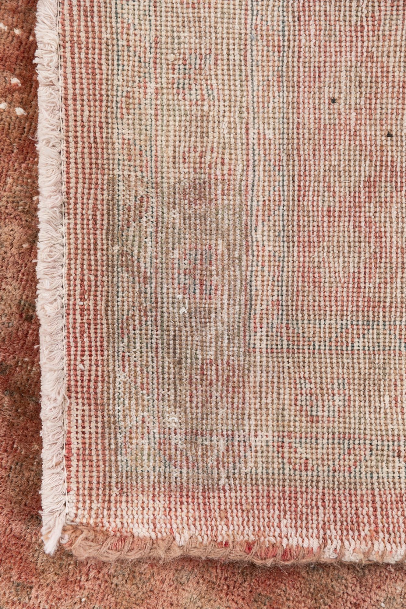 3' 6 x 10' 5 Hand Knotted Ultra Vintage Persian Wool Runner Rug