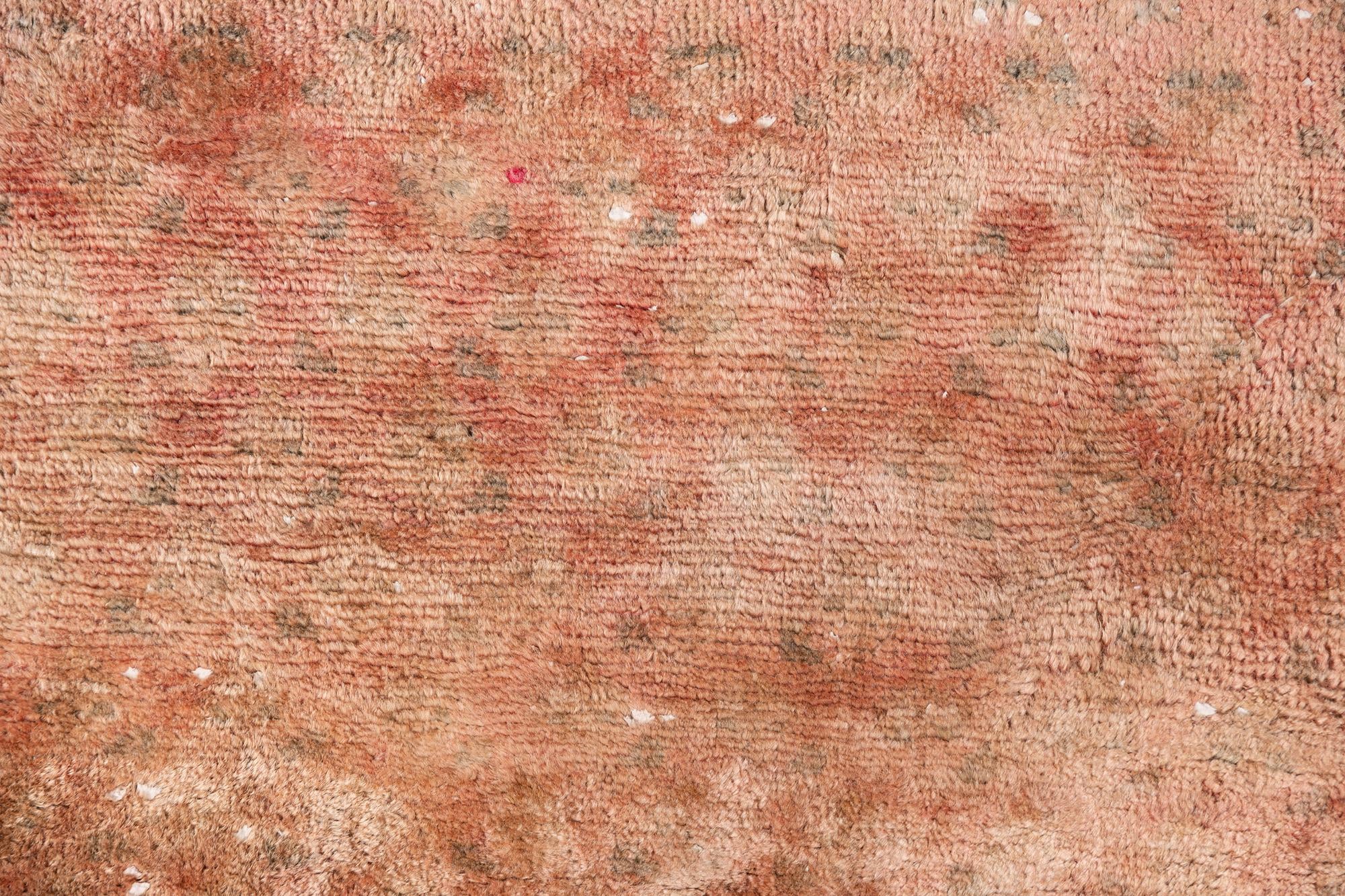 3' 6 x 10' 5 Hand Knotted Ultra Vintage Persian Wool Runner Rug