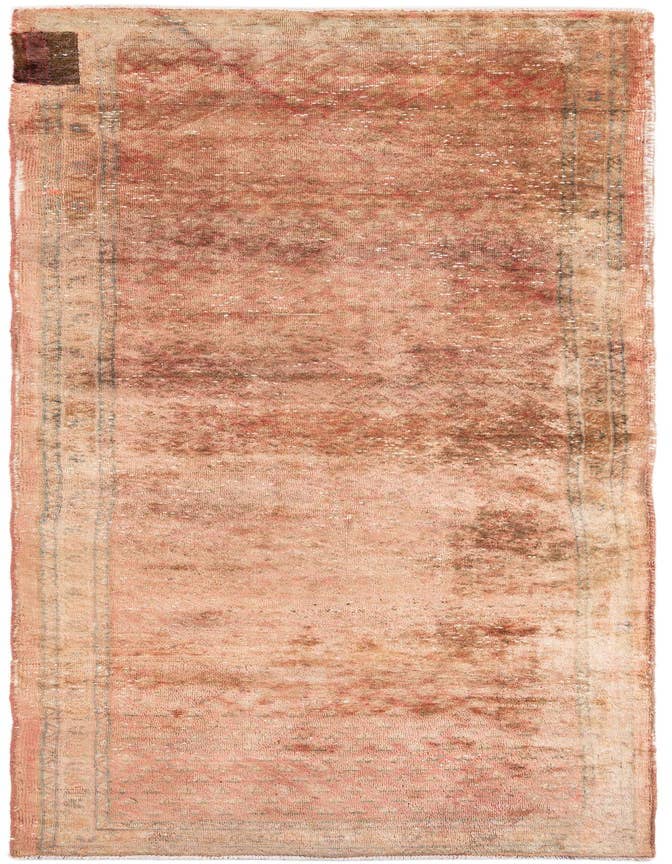Detail image of 3' 6 x 10' 5 Hand Knotted Ultra Vintage Persian Wool Runner Rug