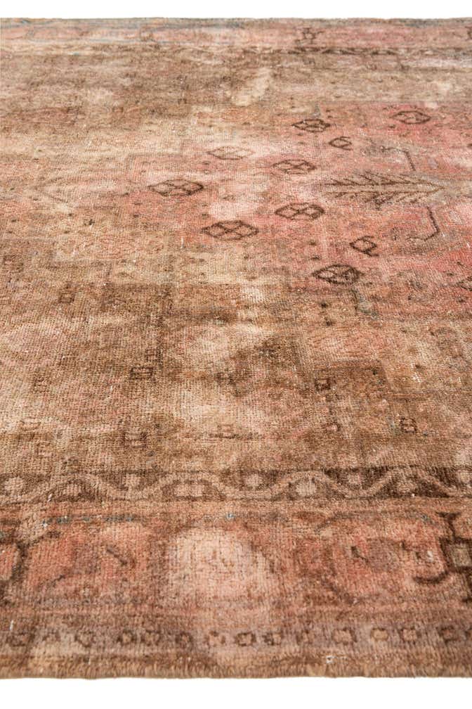 5' x 10' 4 Hand Knotted Ultra Vintage Persian Wool Runner Rug