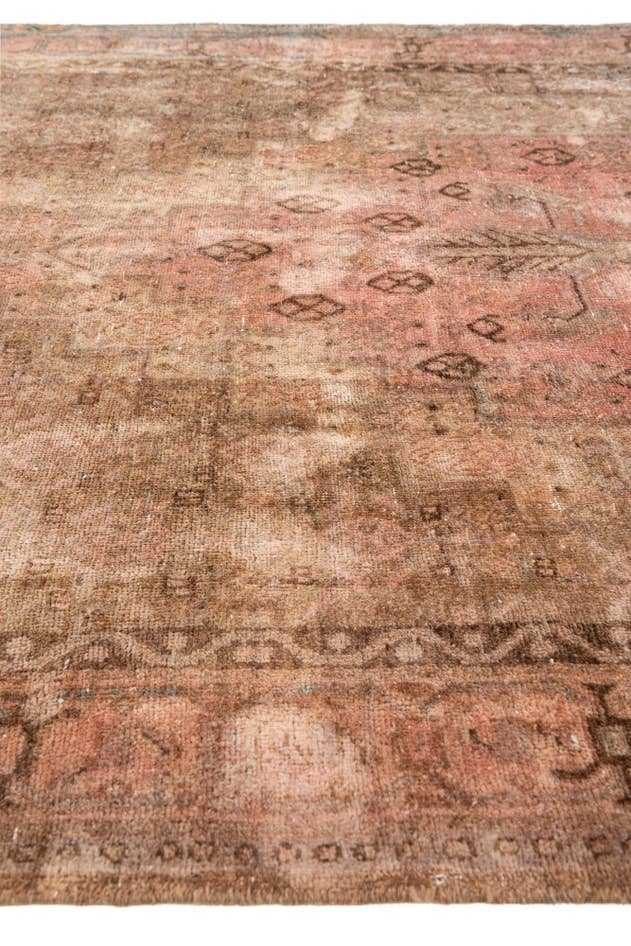 Detail image of 5' x 10' 4 Hand Knotted Ultra Vintage Persian Wool Runner Rug