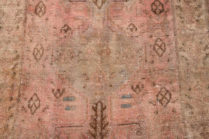 5' x 10' 4 Hand Knotted Ultra Vintage Persian Wool Runner Rug