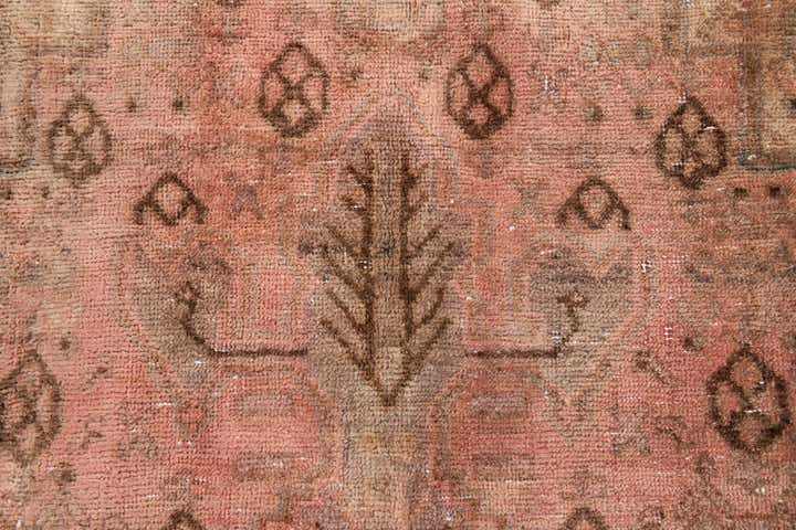 5' x 10' 4 Hand Knotted Ultra Vintage Persian Wool Runner Rug