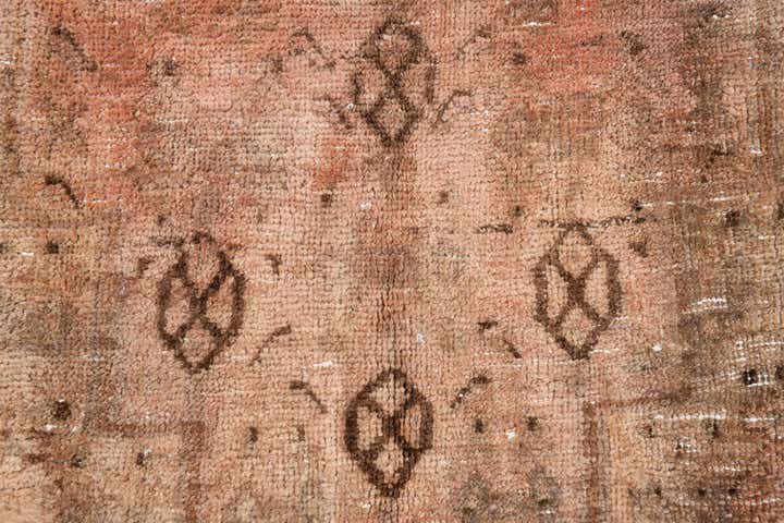 5' x 10' 4 Hand Knotted Ultra Vintage Persian Wool Runner Rug