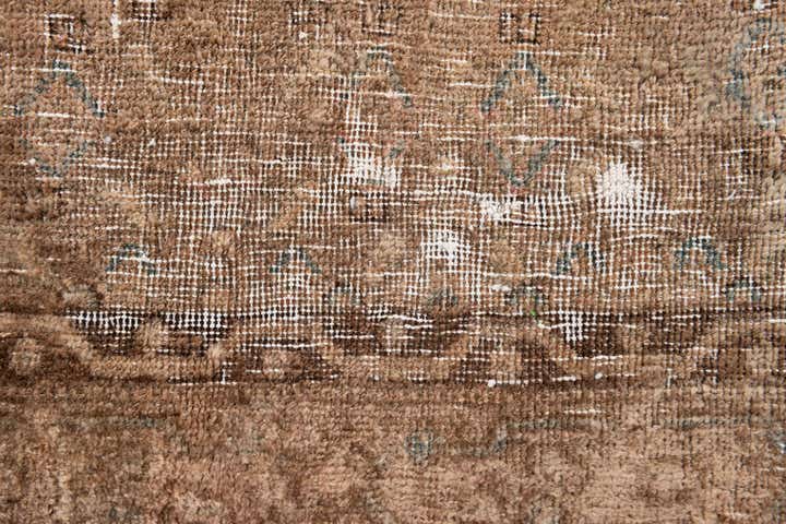 5' x 10' 4 Hand Knotted Ultra Vintage Persian Wool Runner Rug