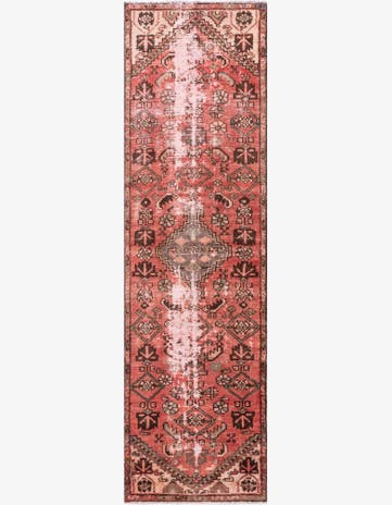 2' 6 x 9' 1 Hand Knotted Ultra Vintage Persian Wool Runner Rug