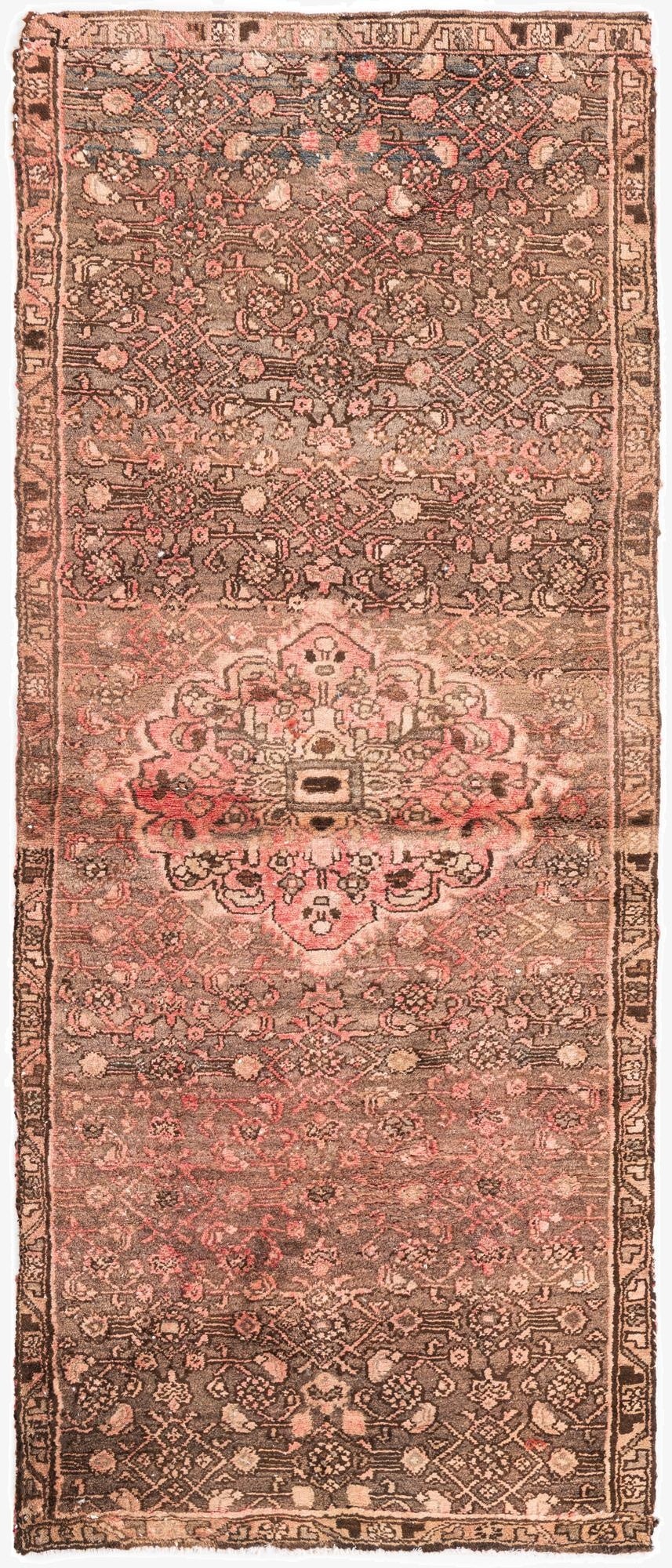 3' x 7' 6  Hand Knotted Ultra Vintage Persian Wool Runner Rug