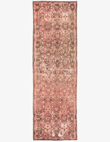 2' 8 x 8' 7 Hand Knotted Ultra Vintage Persian Wool Runner Rug