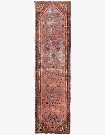 2' 2 x 8' 3 Hand Knotted Ultra Vintage Persian Wool Runner Rug