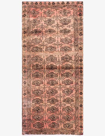 2' 9 x 6' 2 Hand Knotted Ultra Vintage Persian Wool Runner Rug