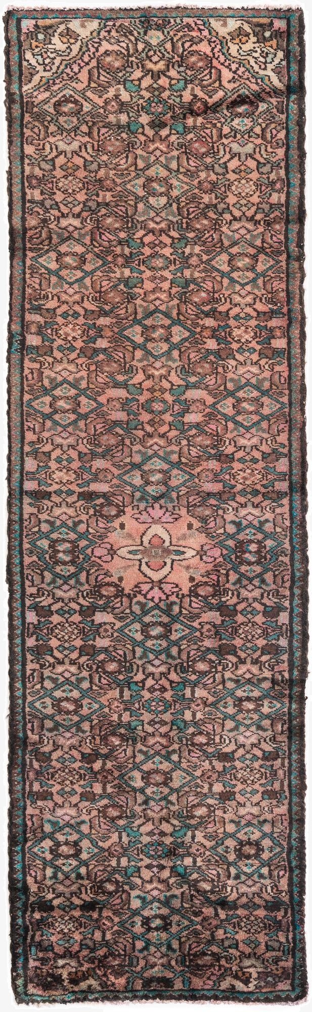 2' 4 x 8' 1  Hand Knotted Ultra Vintage Persian Wool Runner Rug