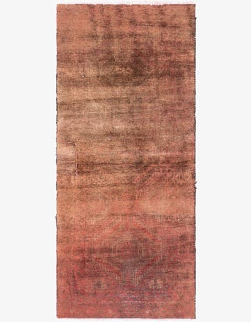 2' 5 x 5' 6 Hand Woven Ultra Vintage Wool Runner Rug